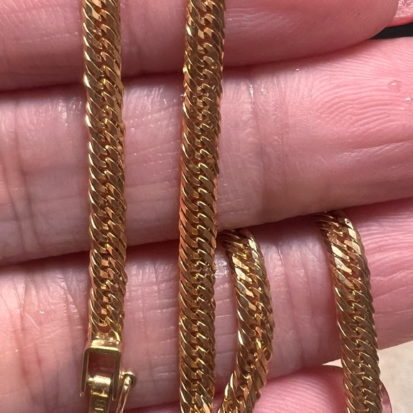 Anklet Kihei Japan K18 Gold 24cm in 6.4g - Picture 5 of 9